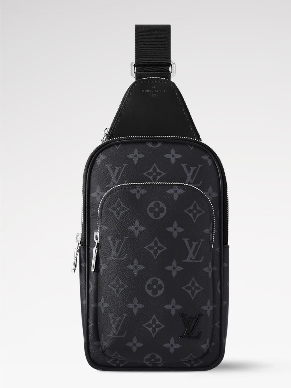 Louis Vuitton Monogram Avenue Canvas Crossbody Sling in Black